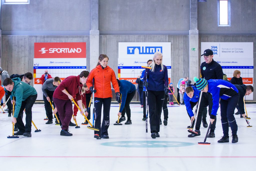 ice curling in Tallinn